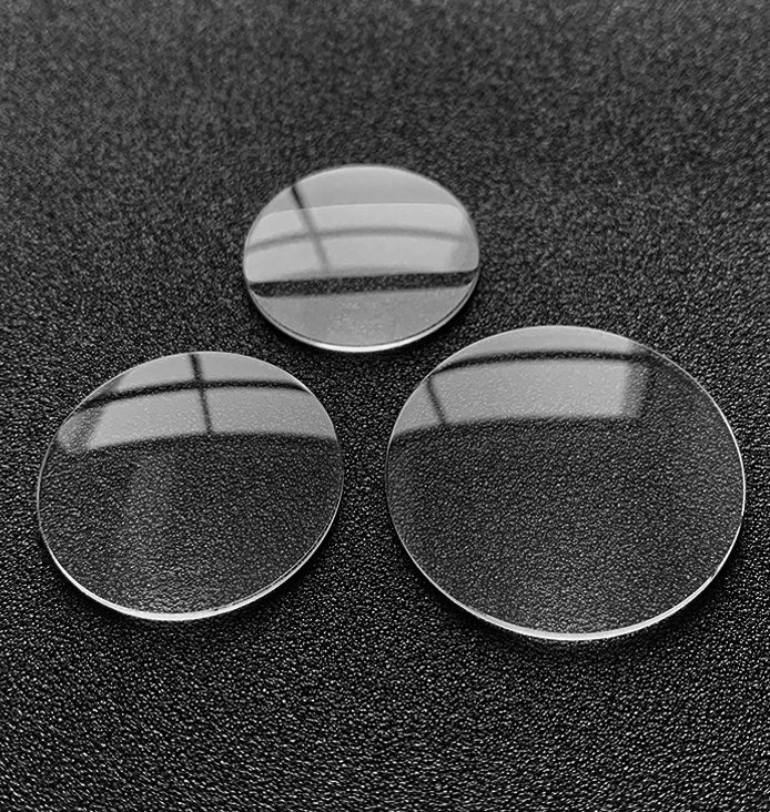 1.0/1.2/1.5/2.0/2.5/3.0mm Single Dome Mineral Glass Watch Crystal Size 18-45mm