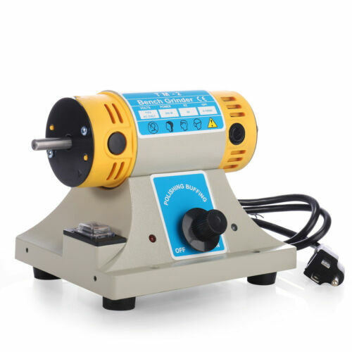 Gem Jewelry Rock Polishing Buffer Machine Bench Lathe Polisher Cutter Table Saw