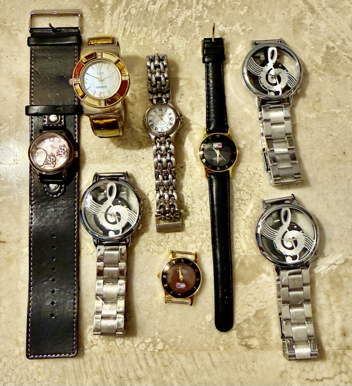 Lot Of 8 Watches Very Light Used Some Of Them Are New