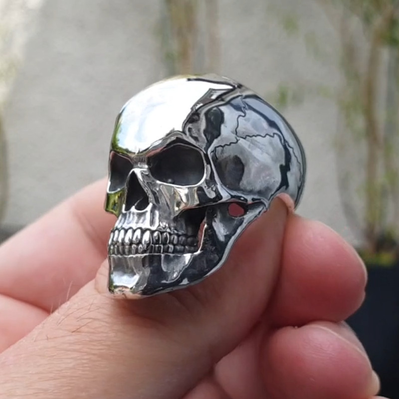 Men’s Women’s Skull Ring Goth Gothic Biker Punk 6 7 8 9 10 11 12 13