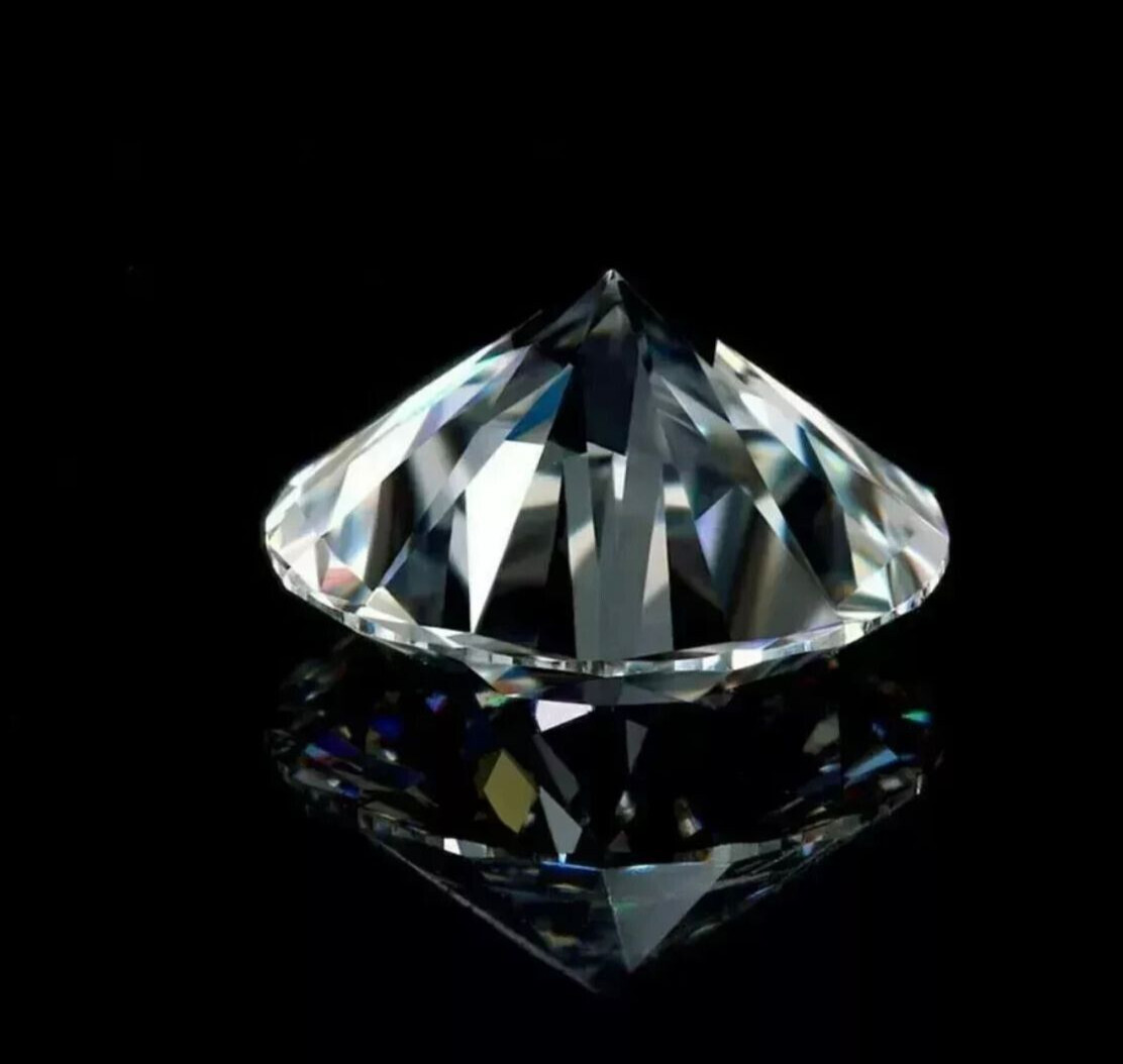6.5 MM Round Cut GIE Certified Lab Grown CVD Diamond D Color VVS1 Clarity