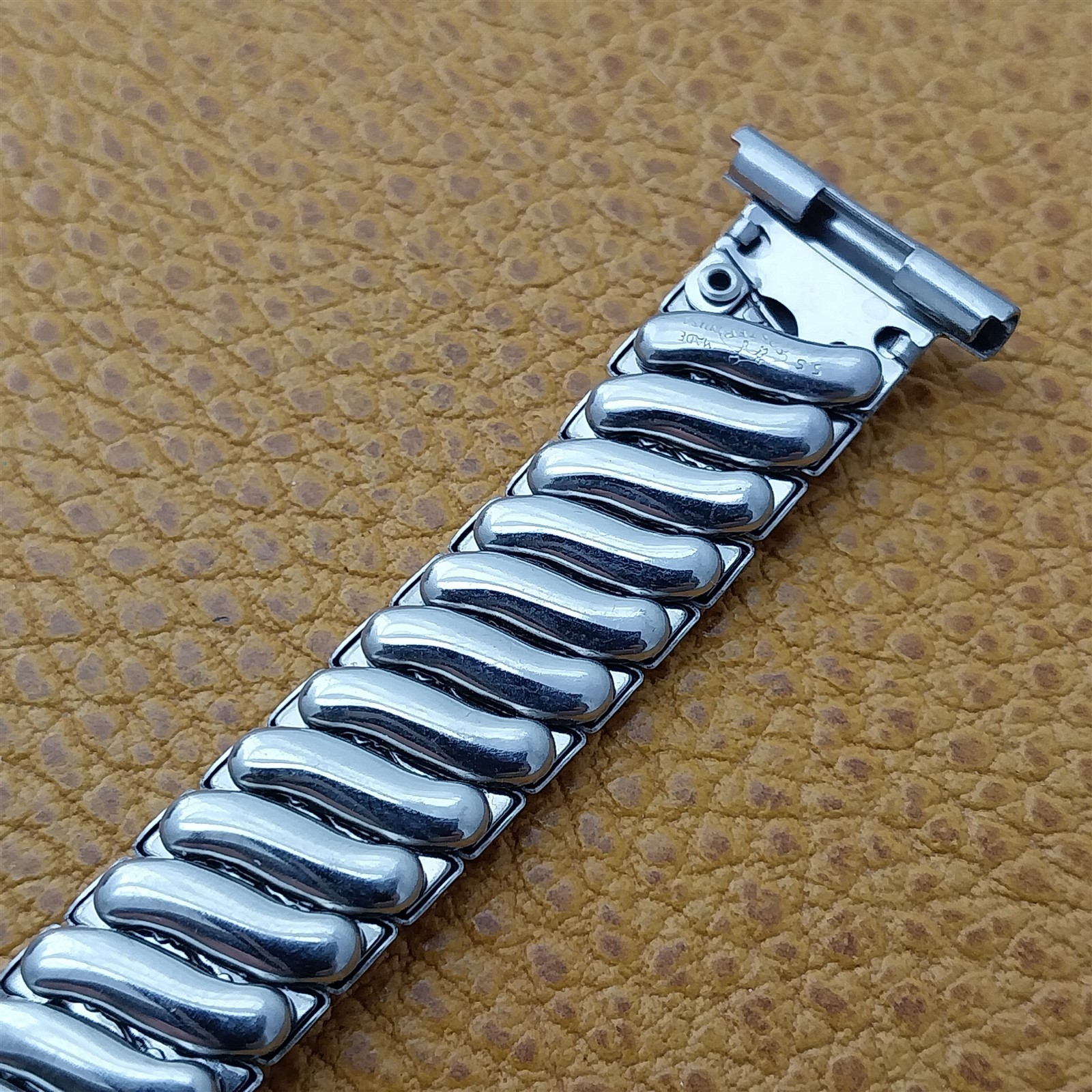Glen Stainless Steel Classic Stretch Short 13mm 16mm 19mm 50s Vintage Watch Band