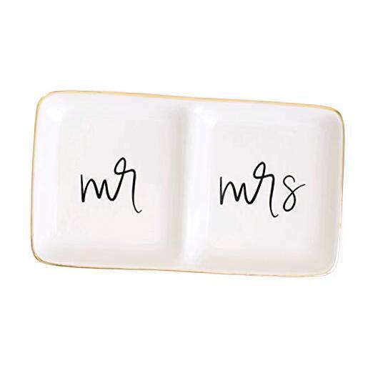 Jewelry Dish | Great Ring Dish for His and Her Engagement Gift | Jewelry