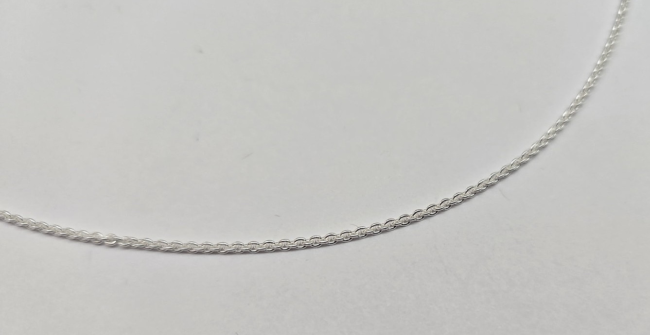 925 Sterling Silver Thin Cable Link Chain Necklace Bracelet 1.5mm 7″ to 30″