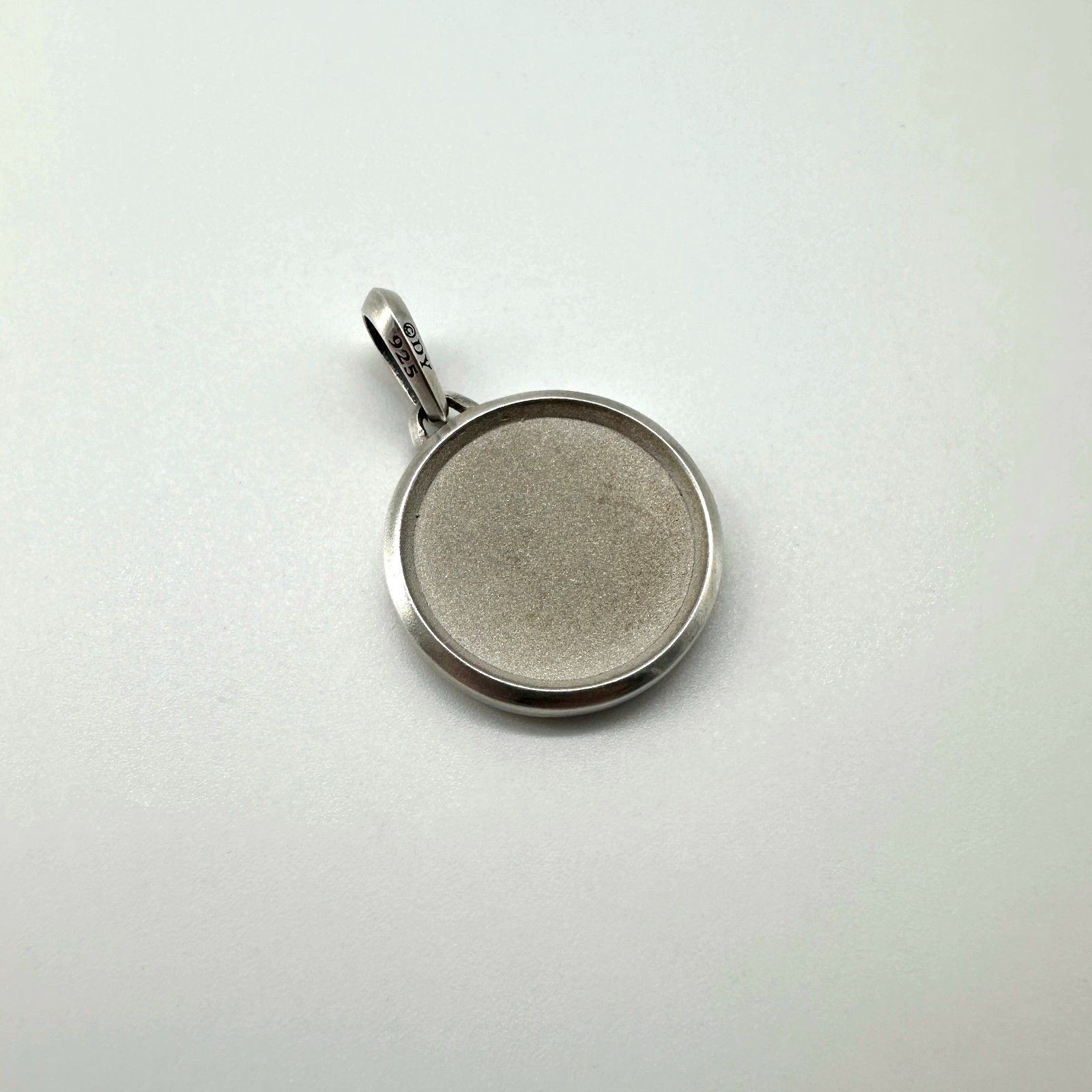 David Yurman 925 Sterling Silver Saint Christopher Amulet Pendant