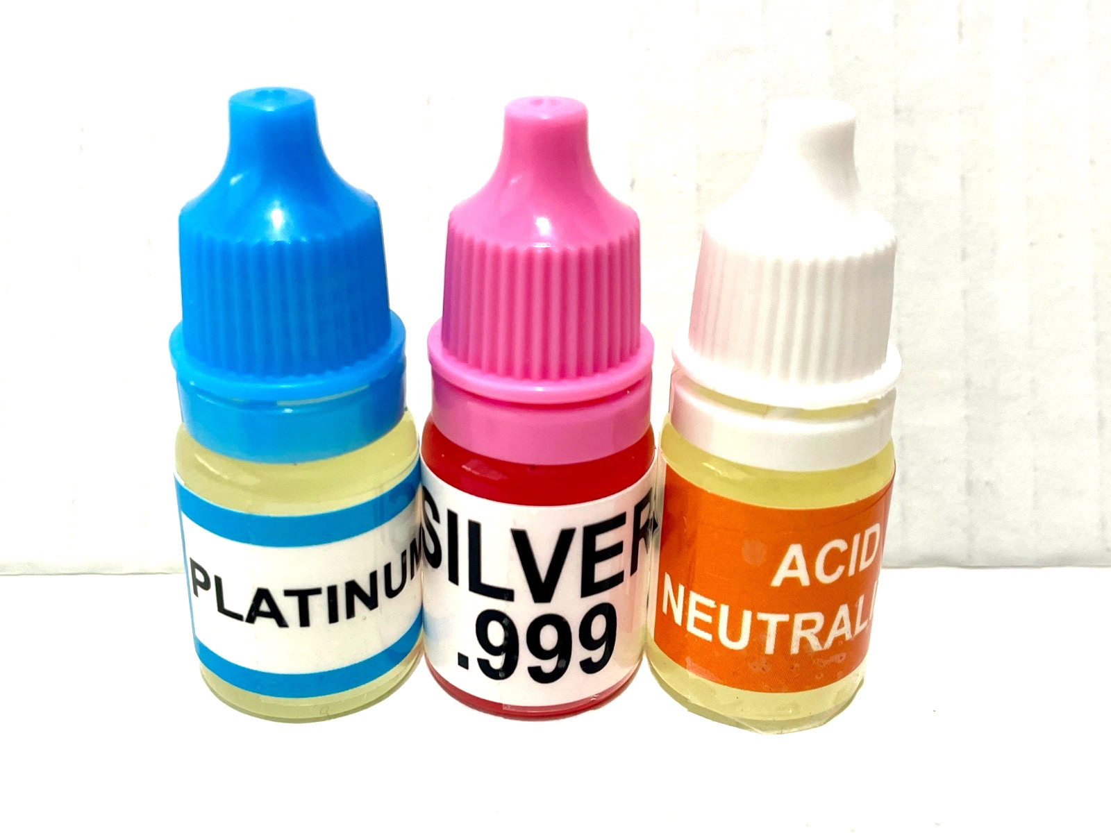 Gold Silver Platinum Testing Kit – Test 10k 14k 18k 22k-24k .999 .925 Sterling