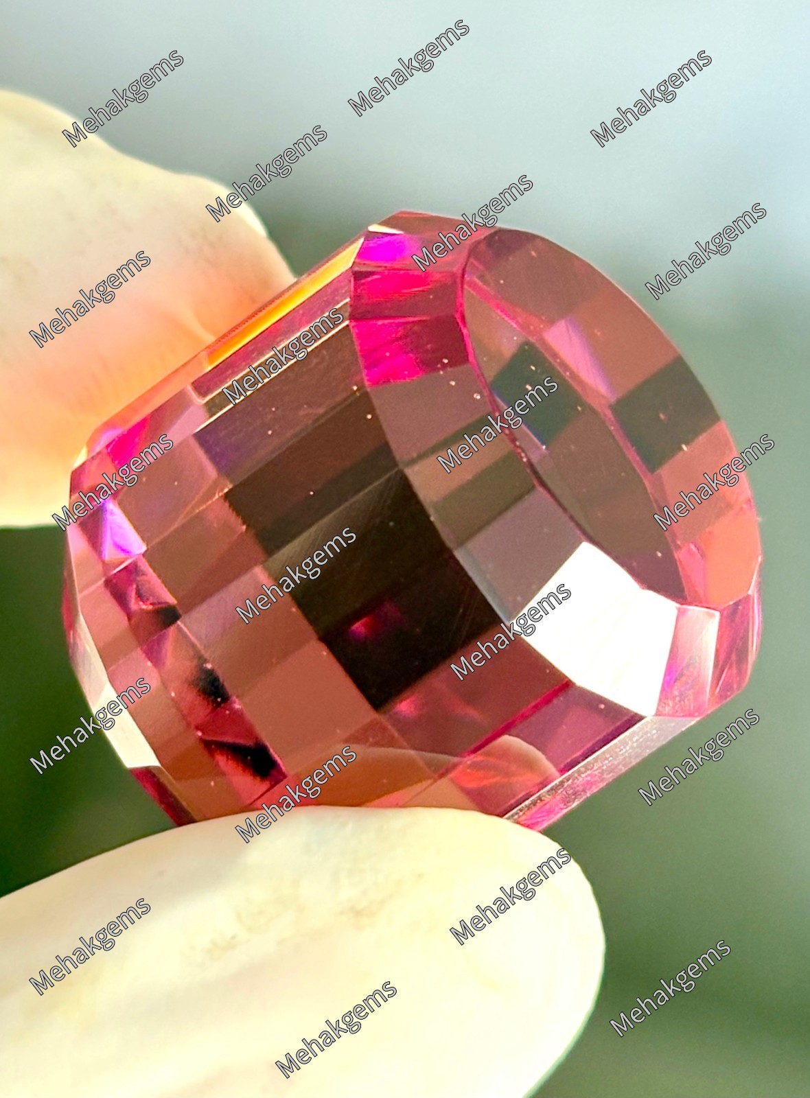 Certified Color Change Zultanite Gemstone | Fancy Cube Cut Diaspore (96.Ct)