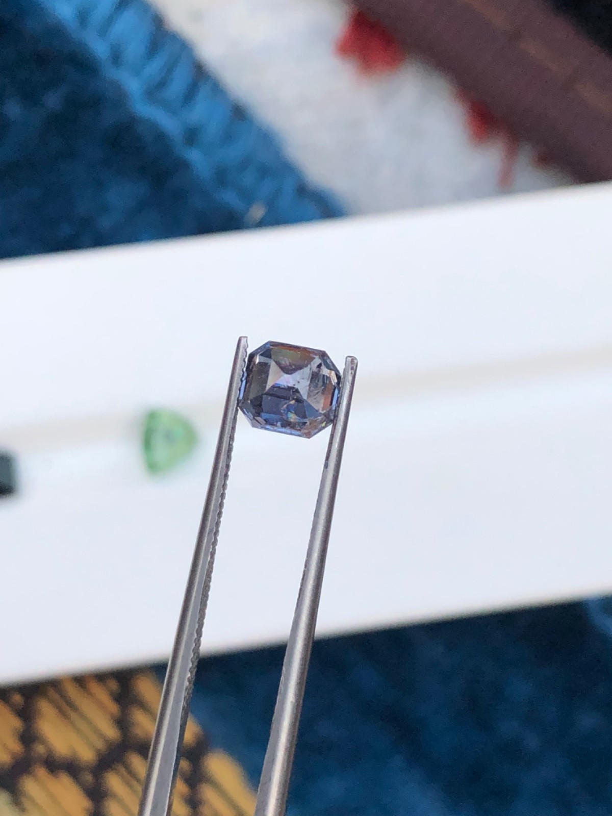 Natural Purplish Spinel – 1.00 Ct Cushion Cut Loose Gemstone