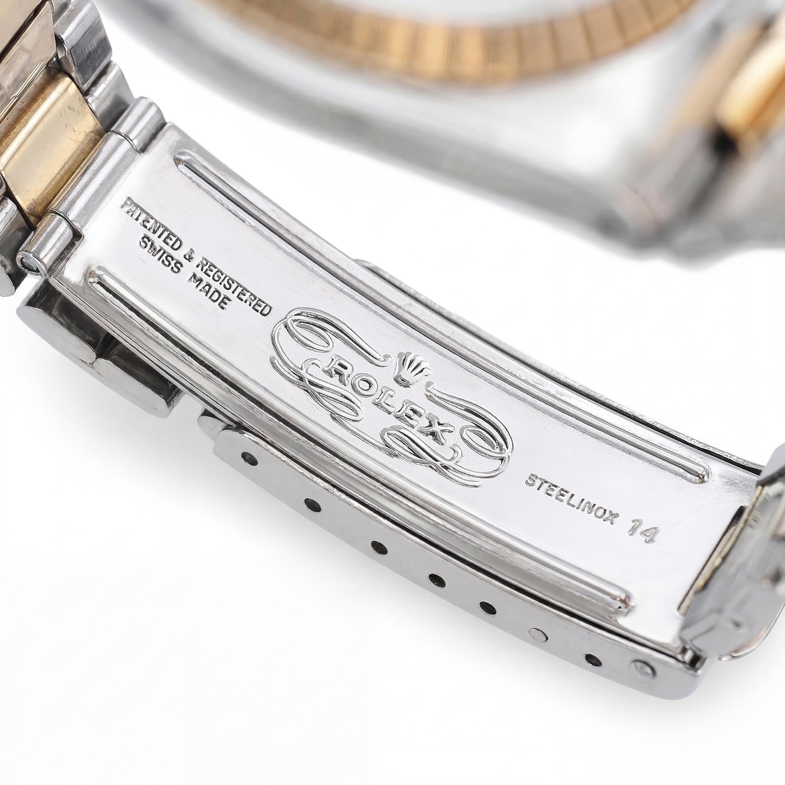 Rolex Oyster Perpetual Date Two-Tone Stainless Automatic Men’s Watch Ref 1505