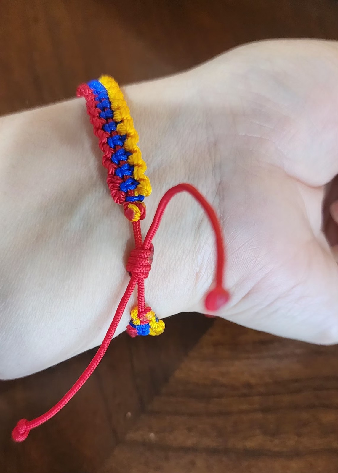Colombian Flag Colors /Adjustable Bracelet / Pulsera Colombianas, Unisex