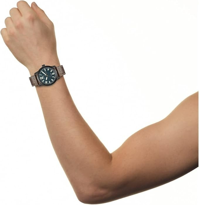 Citizen Men’s Eco-Drive Weekender Garrison Field Watch in Black Ion Plating Stai