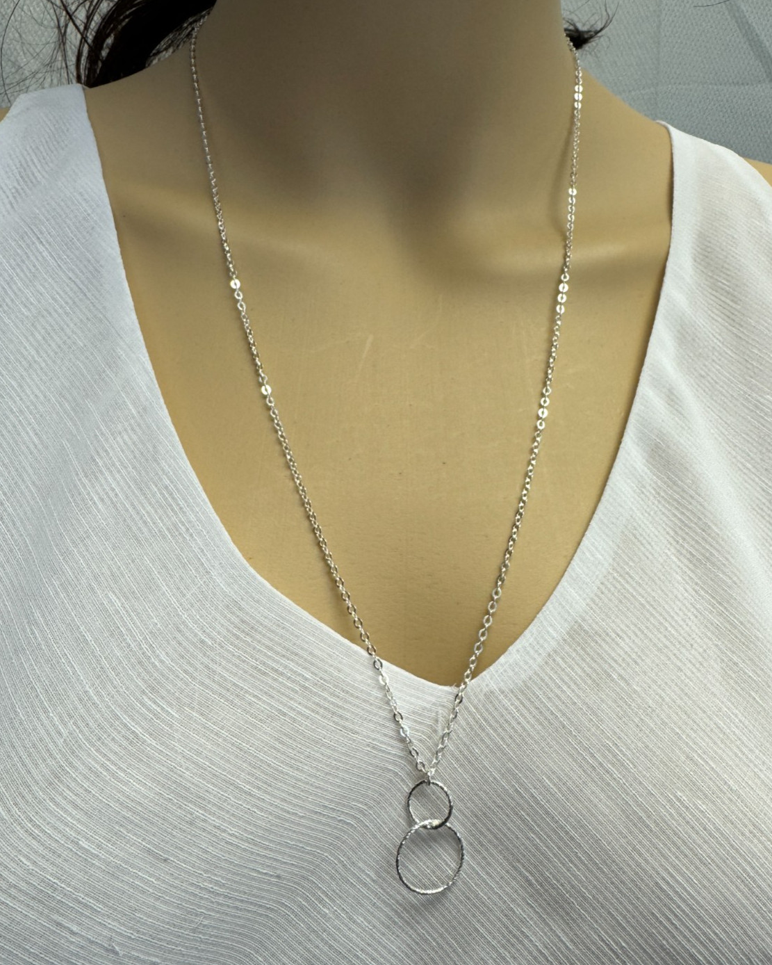 Sterling Silver Necklace – 2.3mm Strong Flat Cable Chain – All Sizes 7-36 Inches