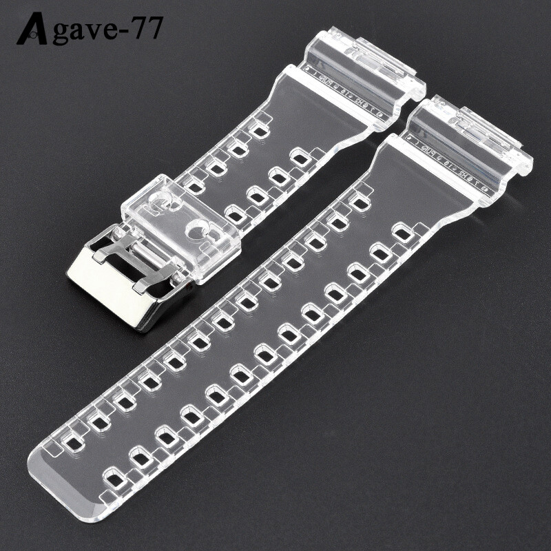 Transparent Waterproof Watch Band +Case Cover For Casio G-Shock GA-100/GA-110