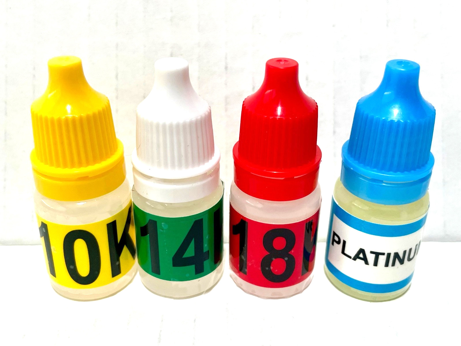 Gold Silver Platinum Testing Kit – Test 10k 14k 18k 22k-24k .999 .925 Sterling