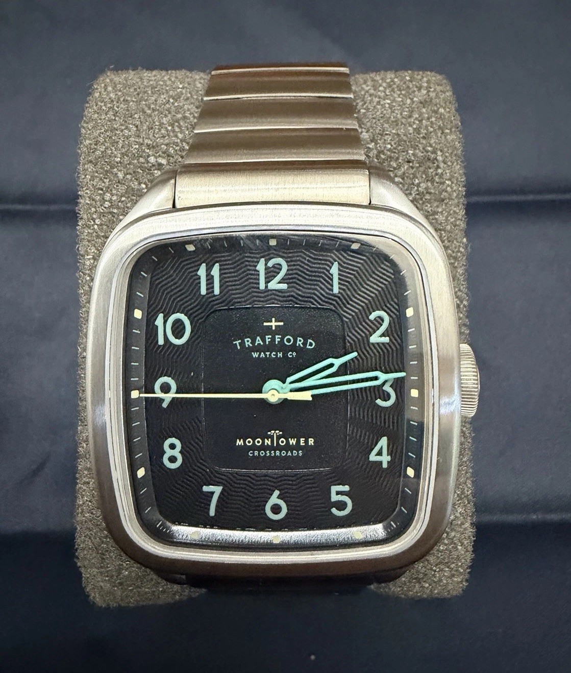 Trafford Watch Co. Crossroads Moon Tower Edition + Metal Bracelet
