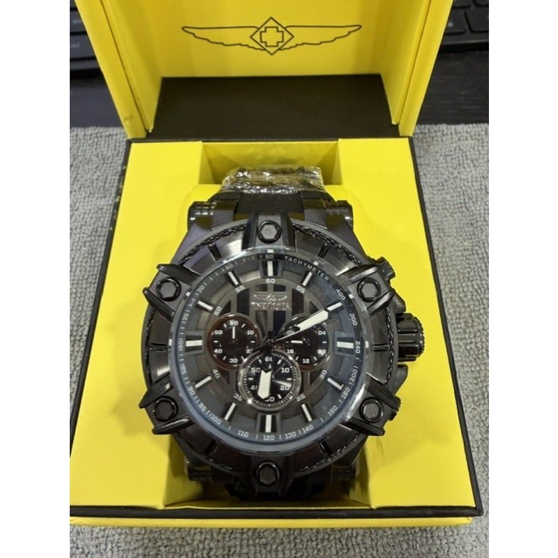 Invicta Bolt Surge 35550 Men’s 52mm Black Gunmetal Chronograph Watch NEW Box