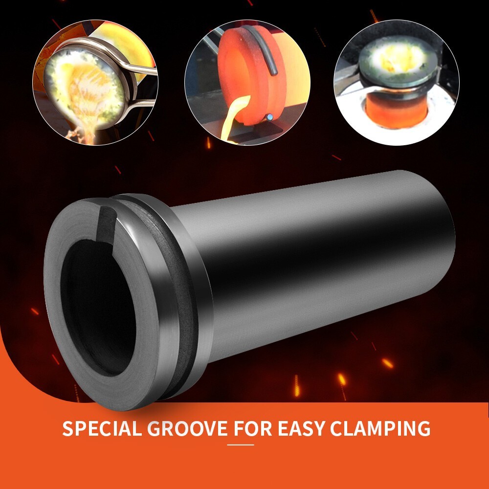 1Pc Graphite Crucible Gold Silver Scrap Smelting Tool for Melting Furnace US➹