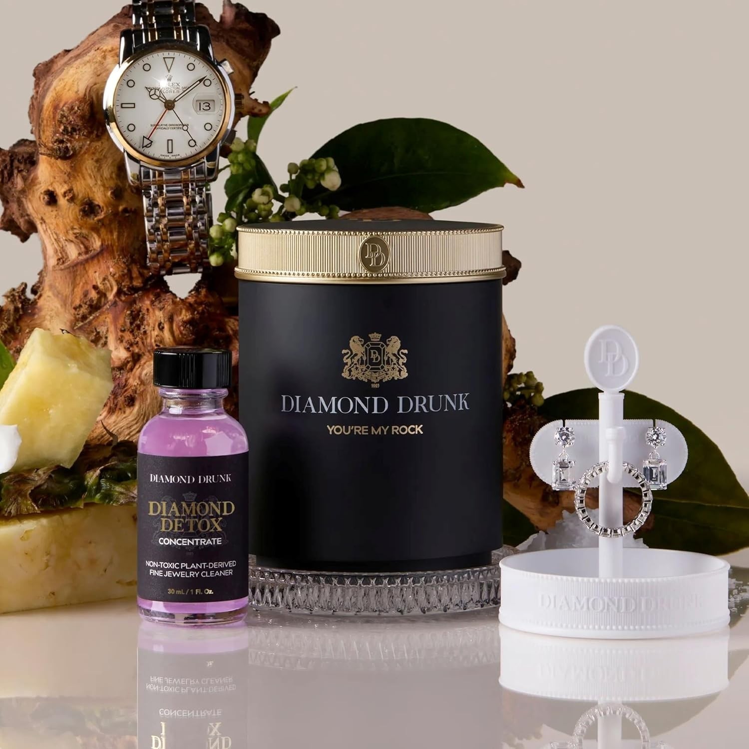 Diamond Jewelry Cleaning Kit Non-Toxic Gold Platinum Rings Fine Jewelry