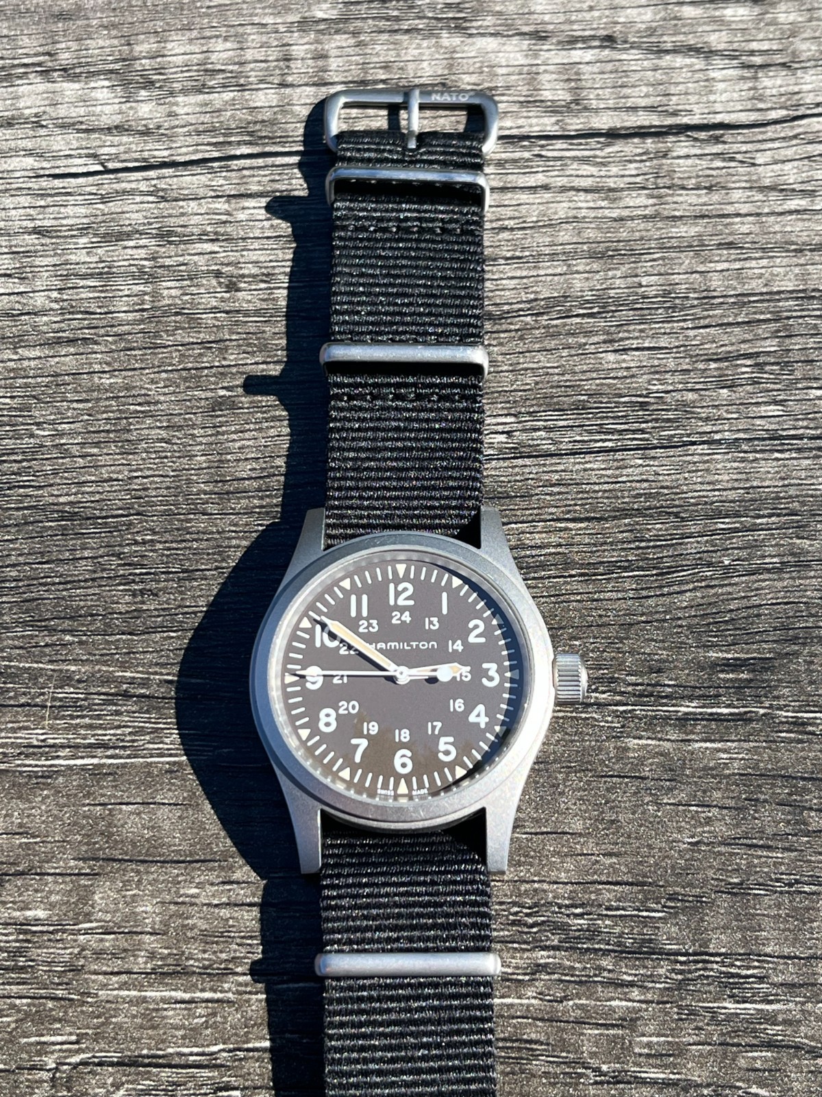 Hamilton Khaki Field Hand Wind Brown Dial 38mm H69439901