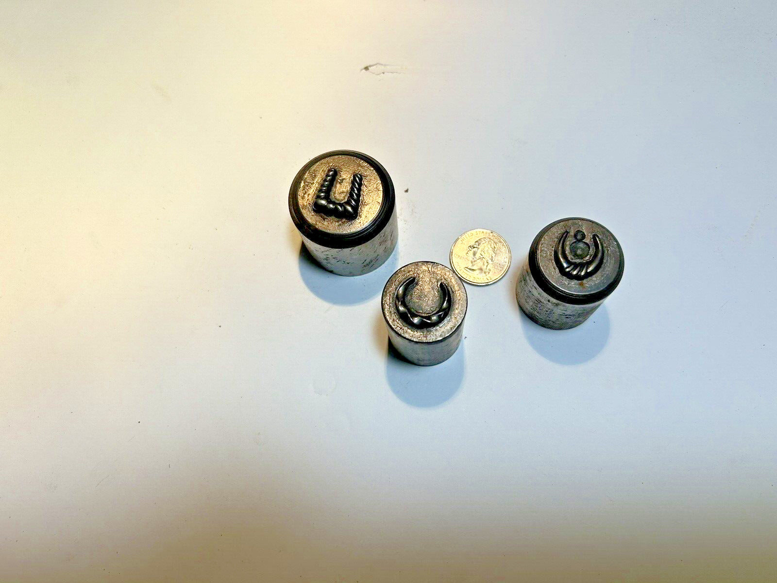 3 Solid Hardened Steel Jewelry HobS HUB HOOP EARRING Model Stamping j