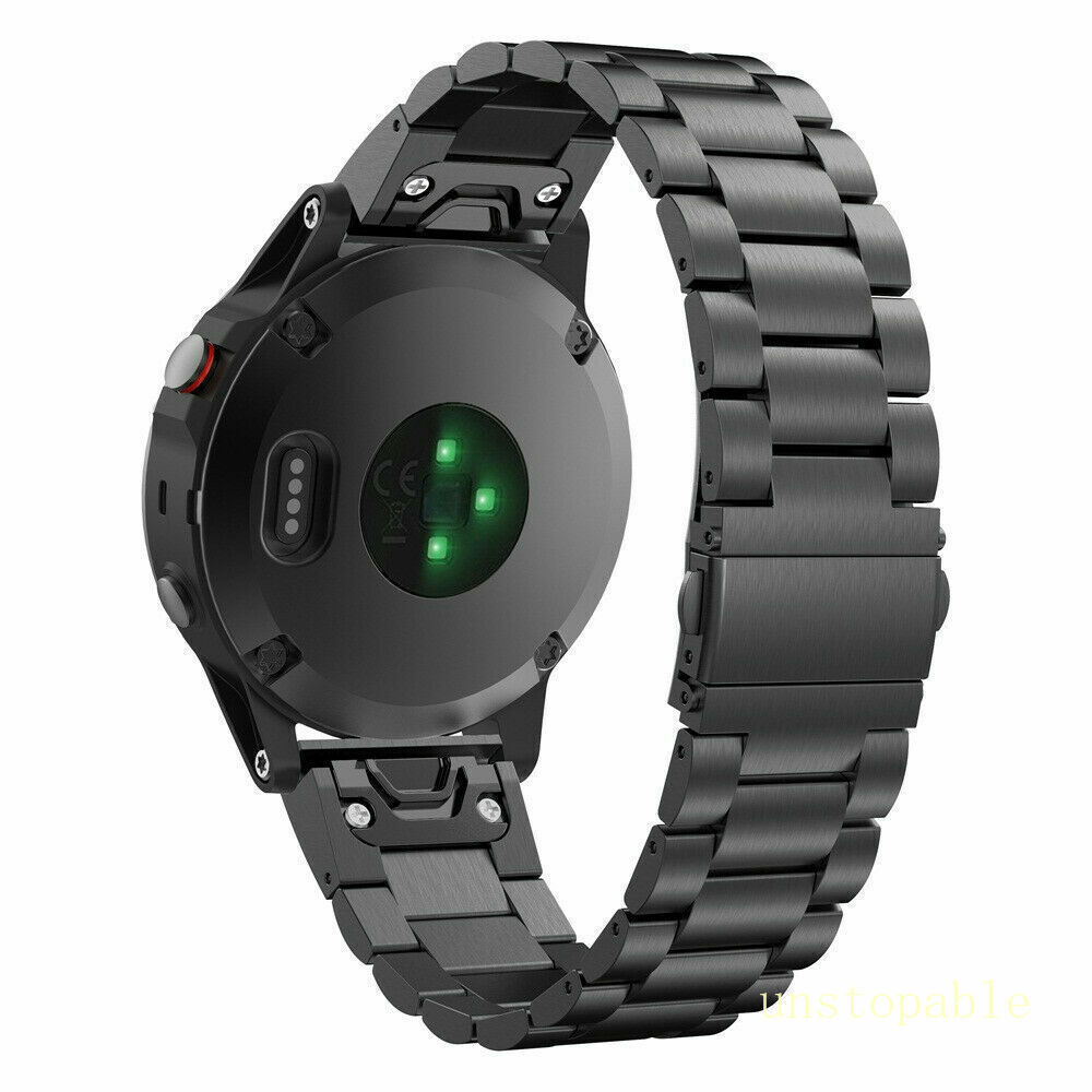 22mm Quick Fit Metal Watch Band Strap For Garmin Quatix7 Standard Edition Luxury