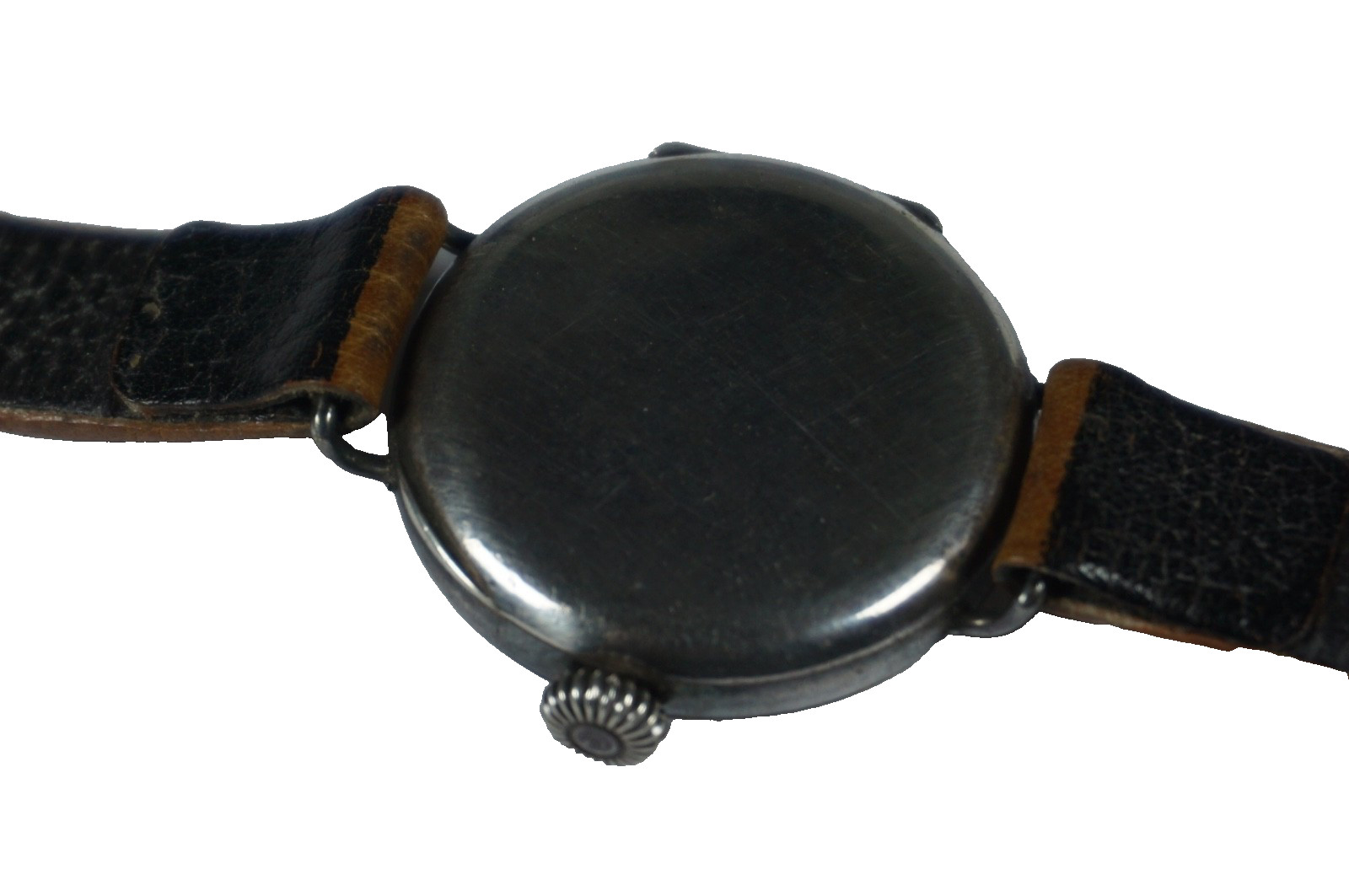 A Fully Hallmarked Sterling Silver Cased Early 20th Century Enamel Dial Watch