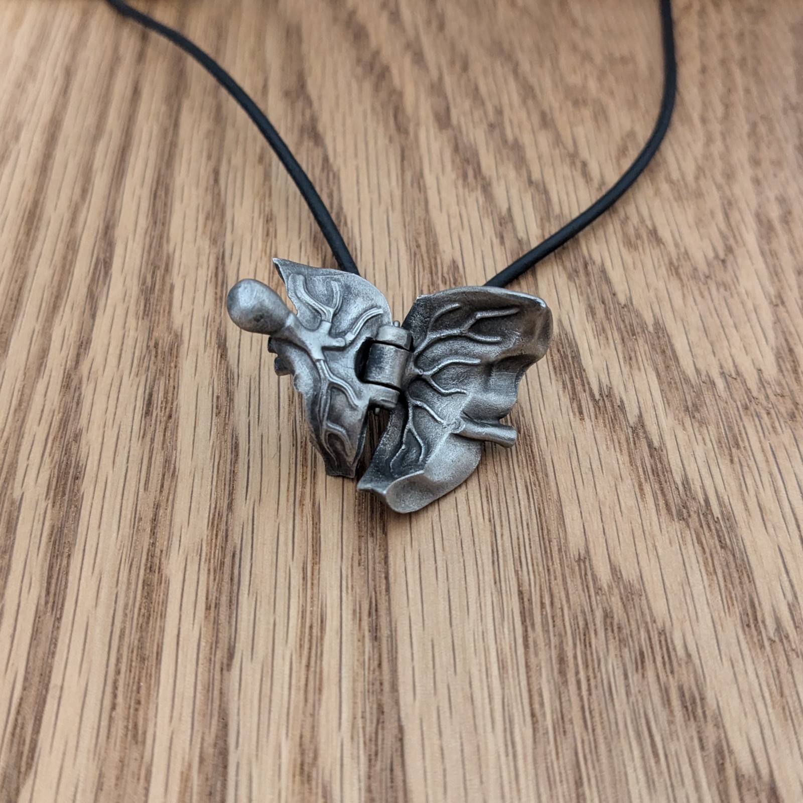 Articulating Human Liver Necklace – Pewter Hepatic Anatomy Pendant