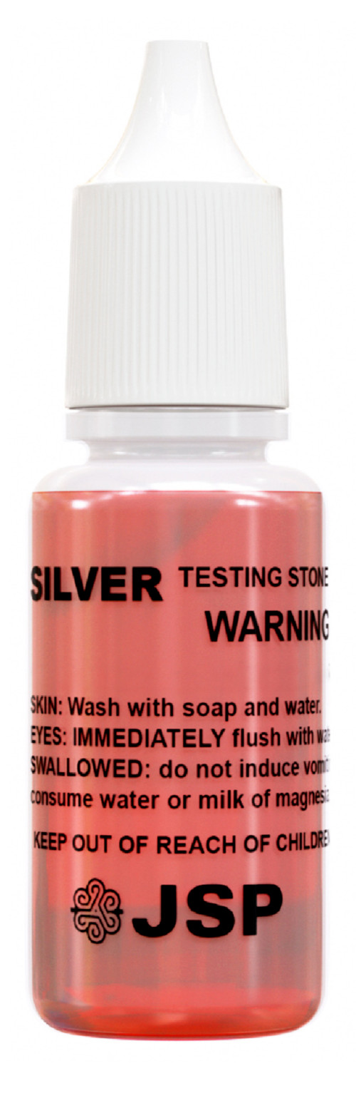 JSP JEWELRY TESTING ACID SOLUTION SILVER 925 TEST SCRAP PRECIOUS METALS TESTER