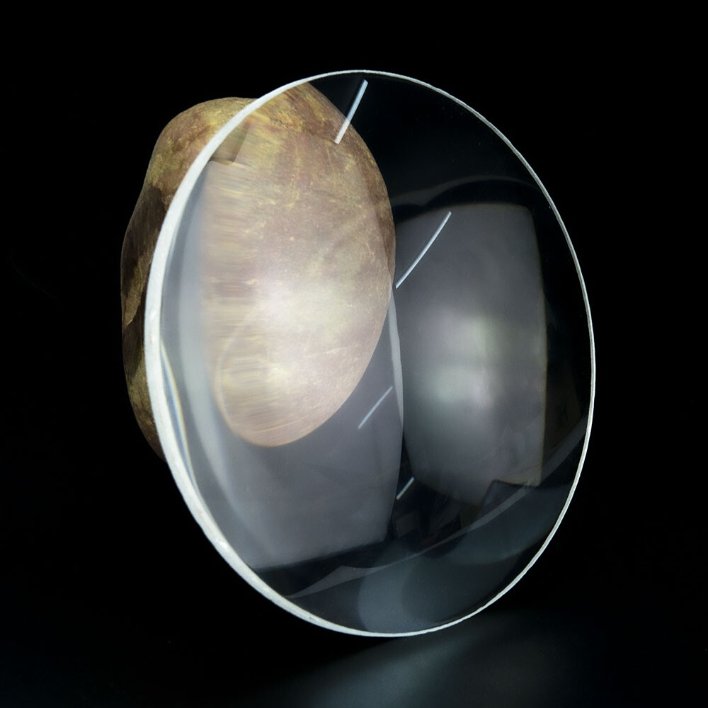 127mm 5X Desktop Magnifier Replace Lens Double Convex Lens Magnifying Glass Lens