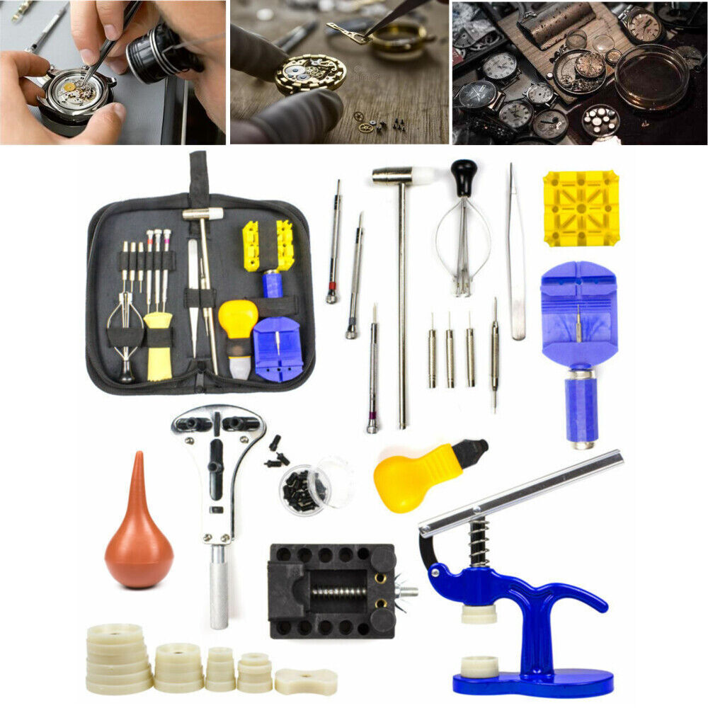 Spring Bar Tool Set Watch Repair Tool Kit Case Opener Watch Case Press with Case