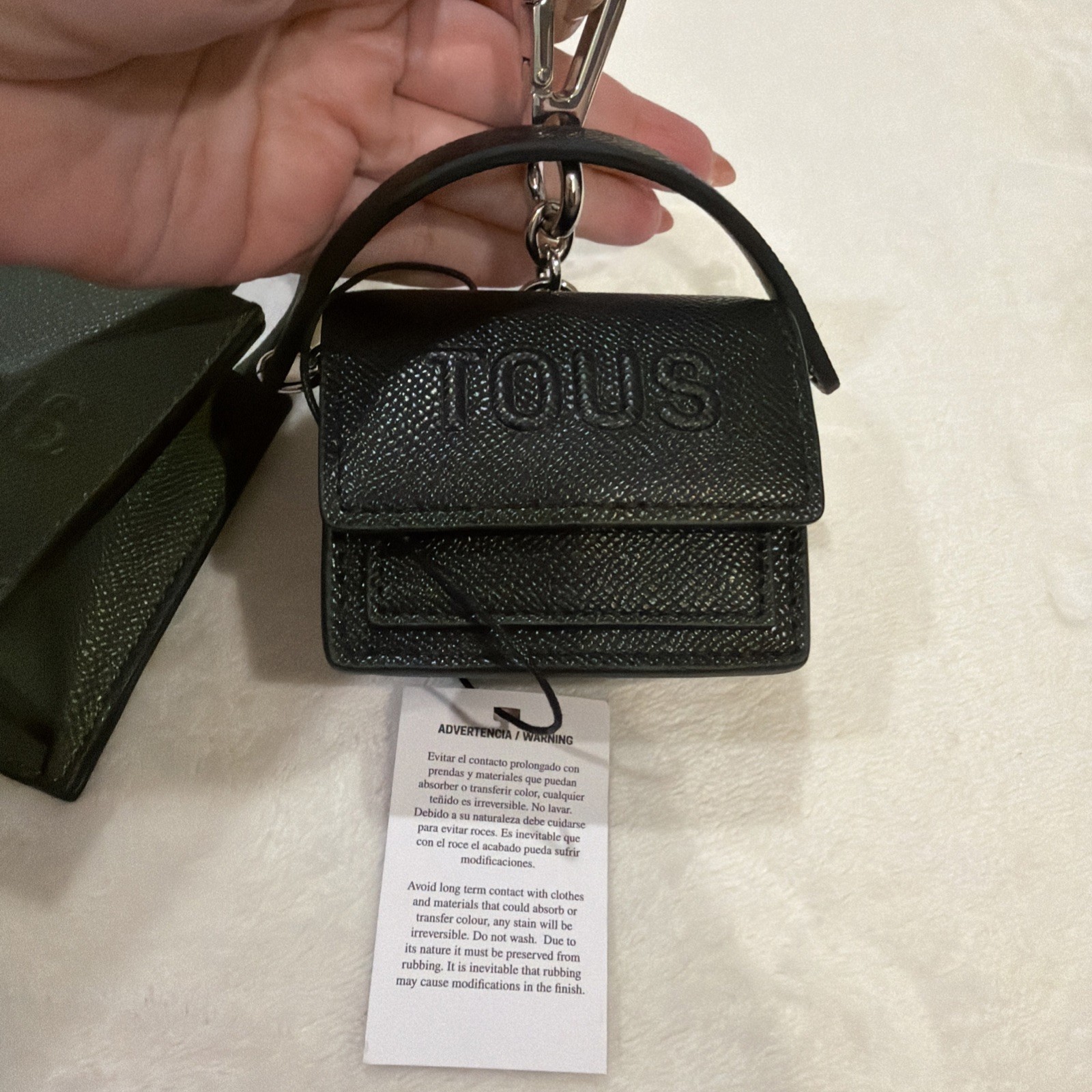 TOUS 2 Charm Bag Accessories Chain Handbags and 1 Tous Rounded Jewelry Case!
