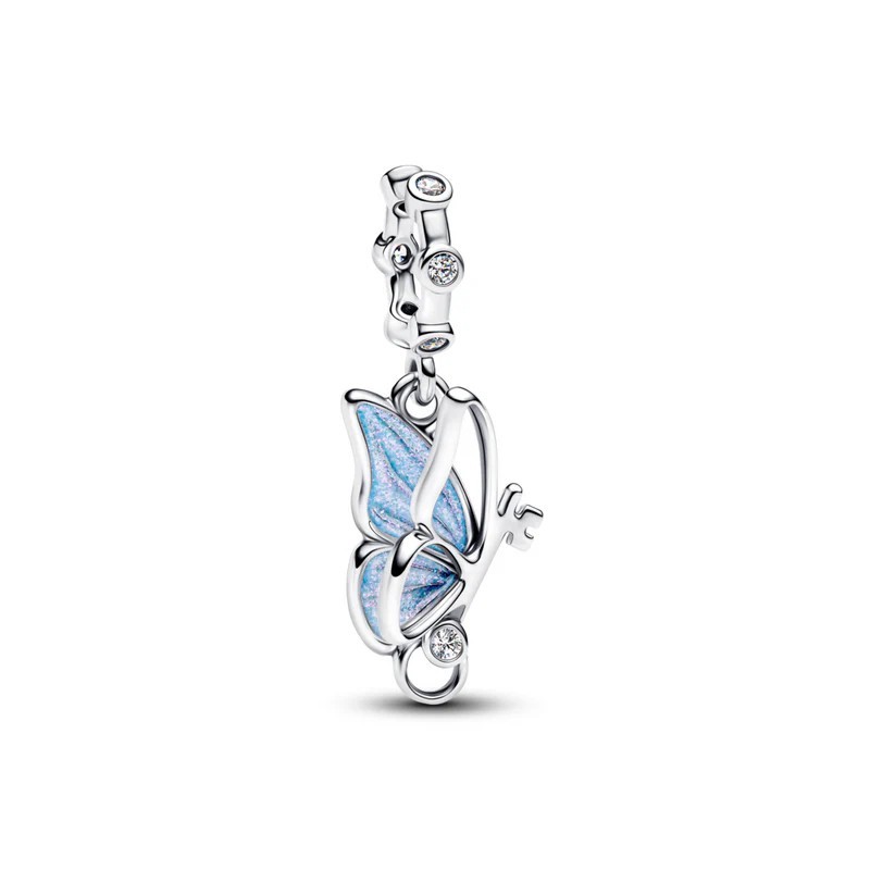 100% NEW PANDORA 794241C01 Butterfly Winged Dangle Charm, NEW WITH BOX