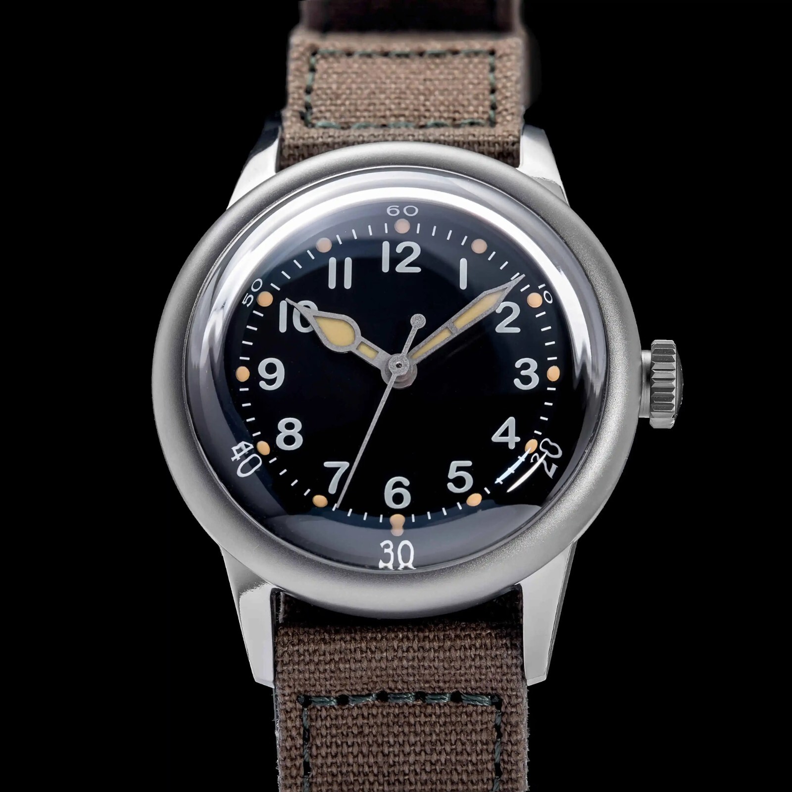 THORN Classic Military Pilot A-11 Titanium NH35 Automatic 200m Watch C3 36mm A11