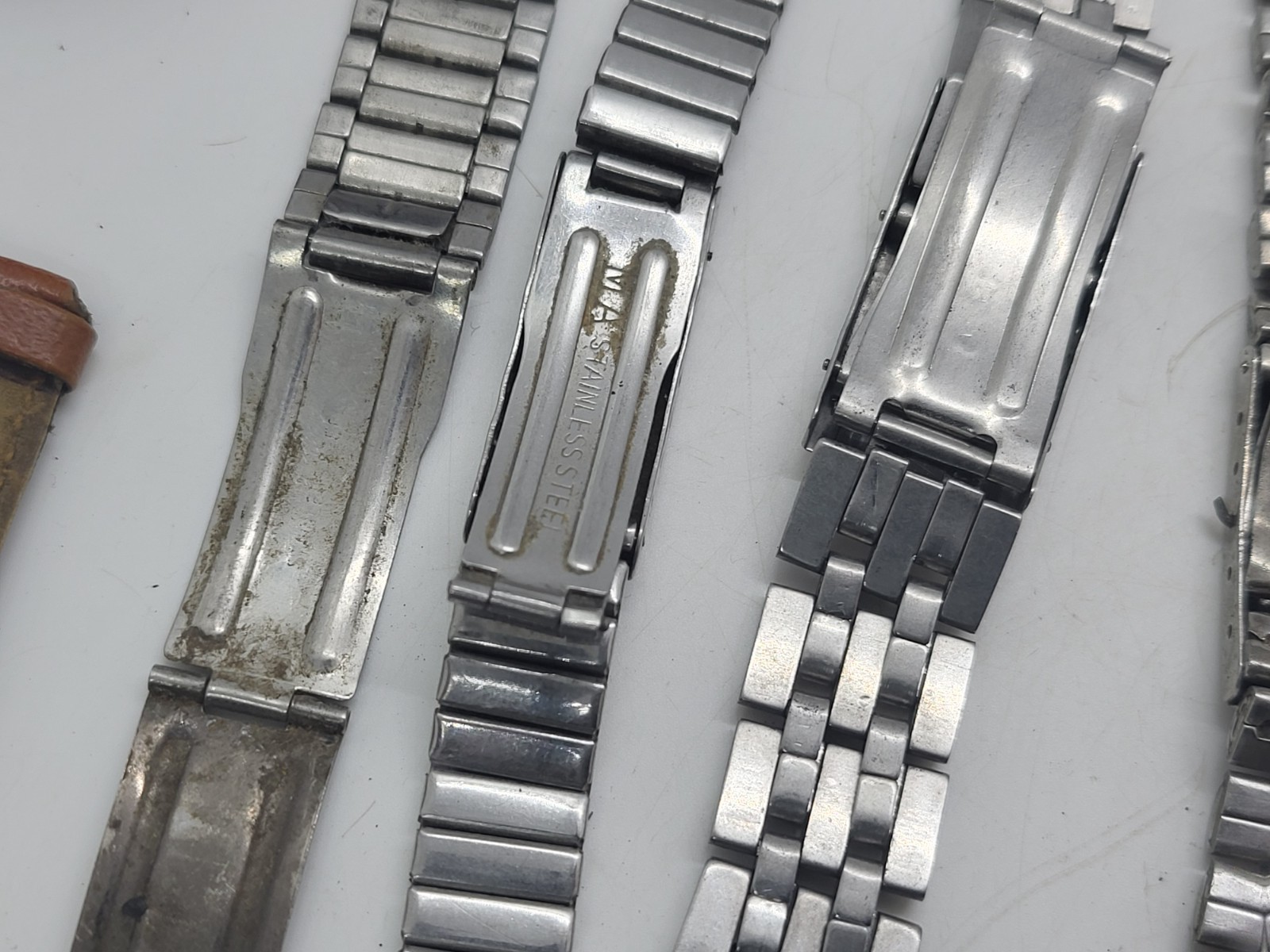 Wristwatch Parts Miscellaneous Straps Watch Bracelets Vintage Metal Spare parts