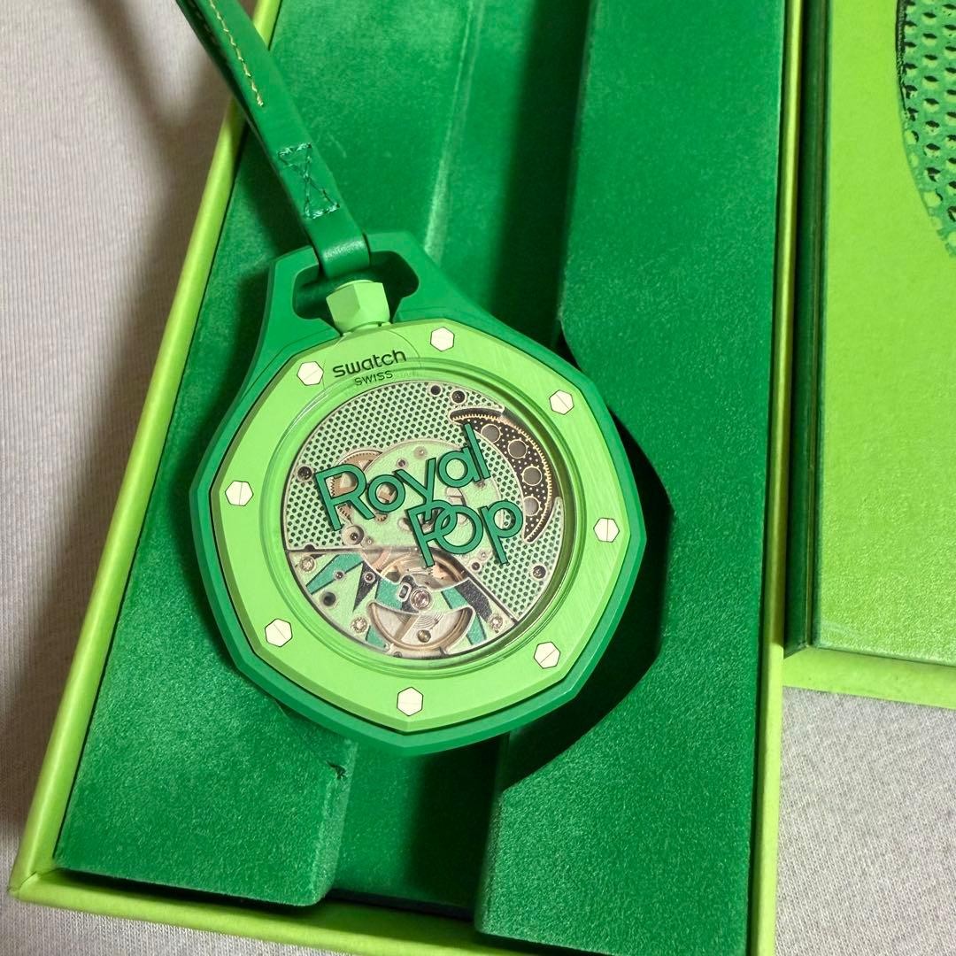 New Audemars Piguet Swatch Royal Pop Green Eight