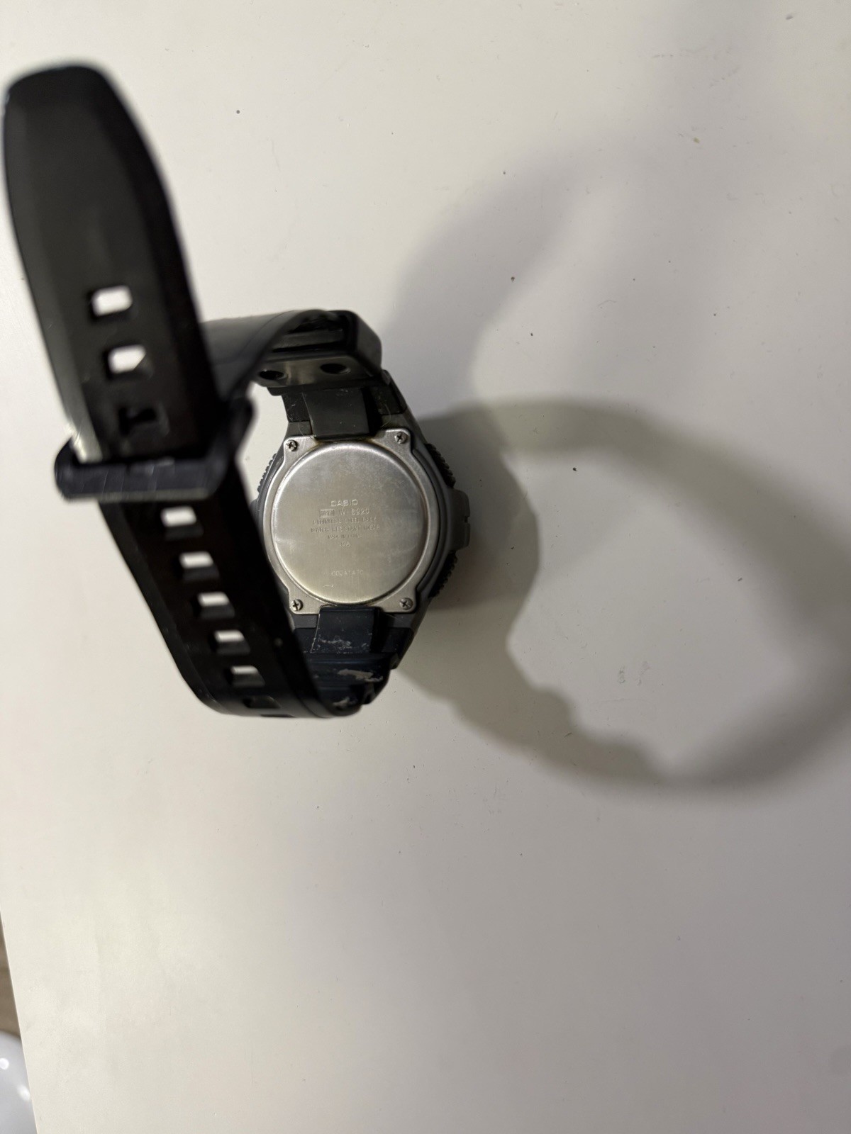 Casio Tough Solar Digital Quartz Solar Illuminator Black Resin Band 50m 44mm