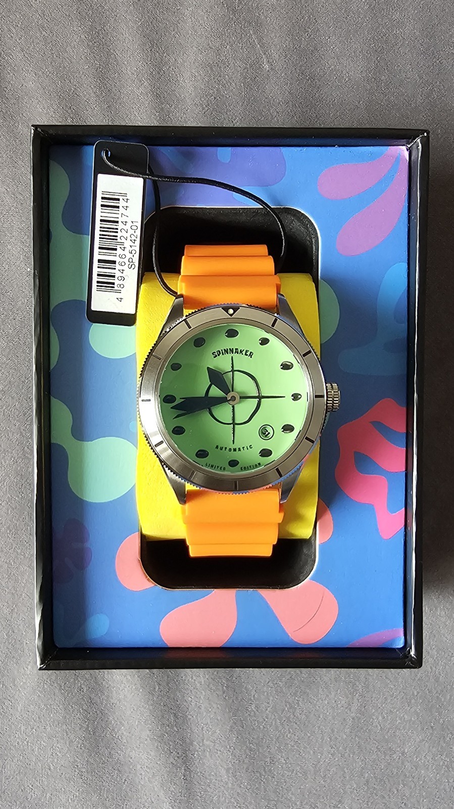 Spinnaker Cahill Automatic – SpongeBob Timekeeper Limited Edition Watch 117/300