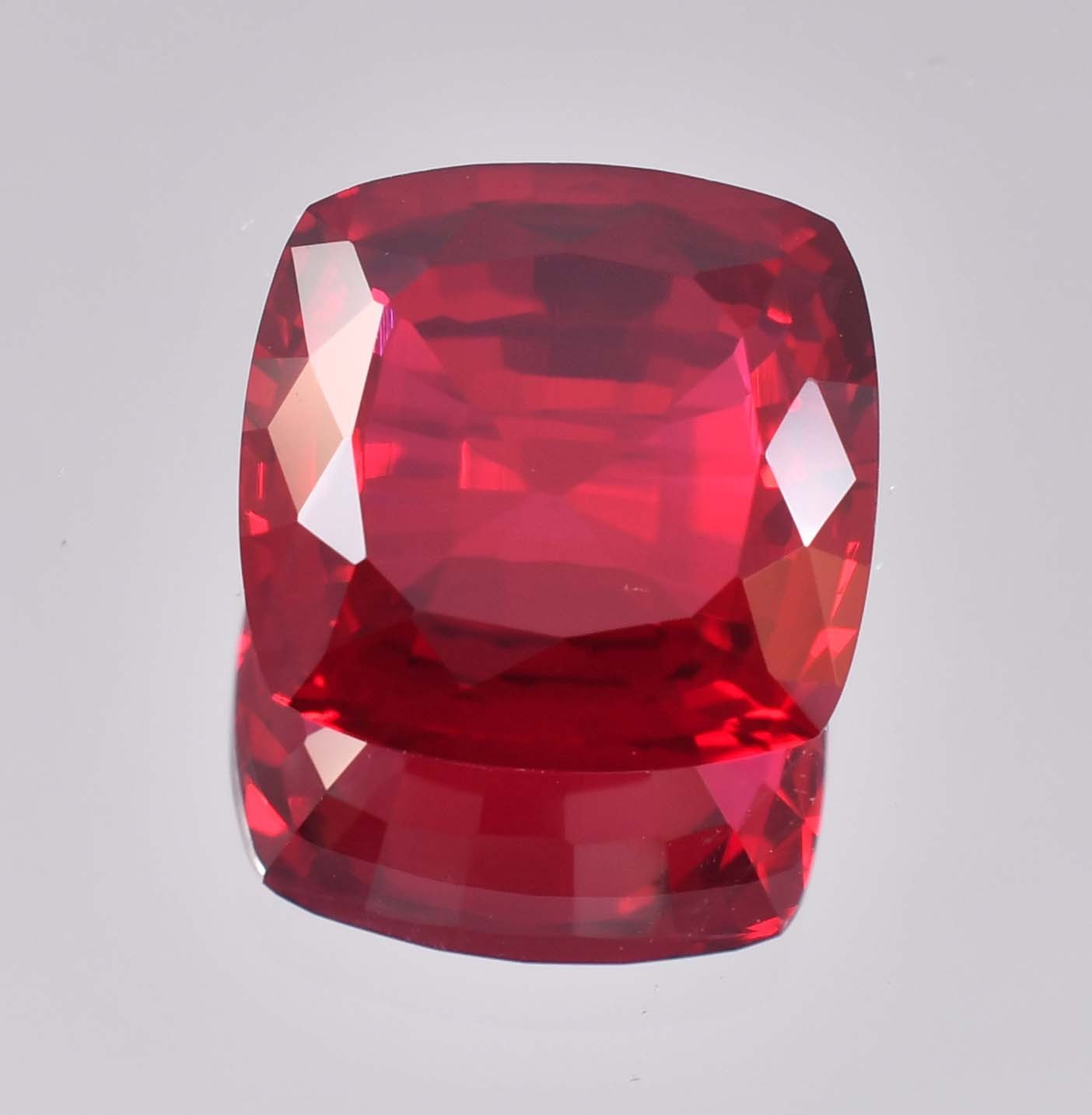 AAA+ Flawless Mozambique Blood Red Ruby (GIT Certified) Gem, All Size Available