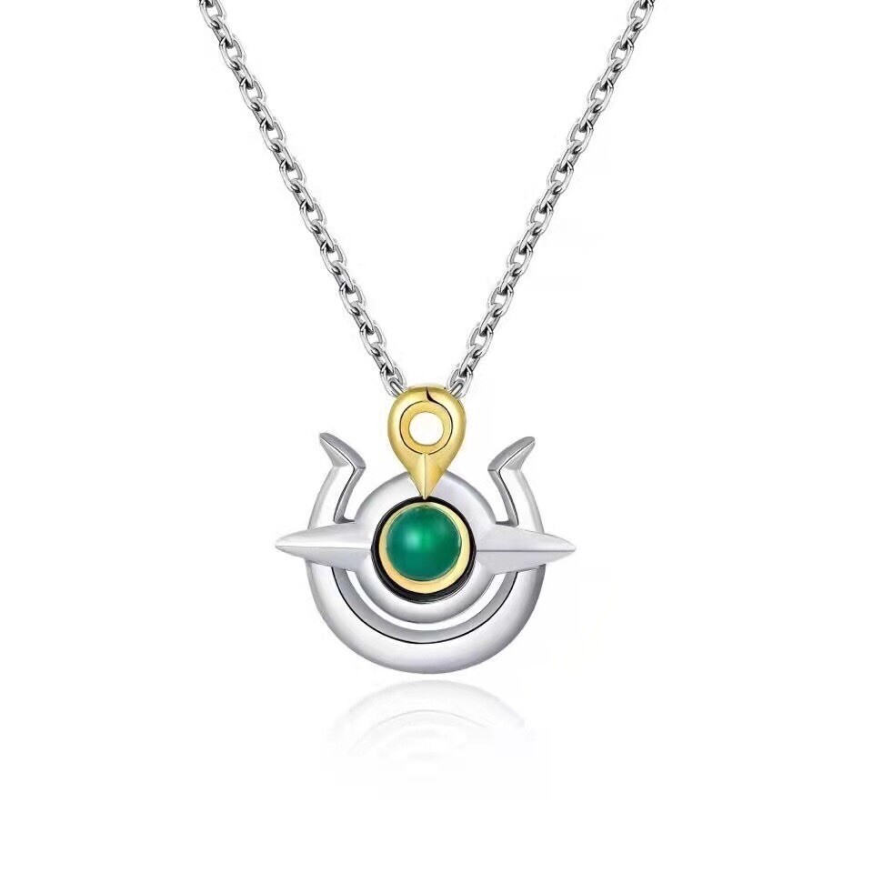 Moon Stone Regenerator Pendant Necklace League of Legends Male Female Necklace