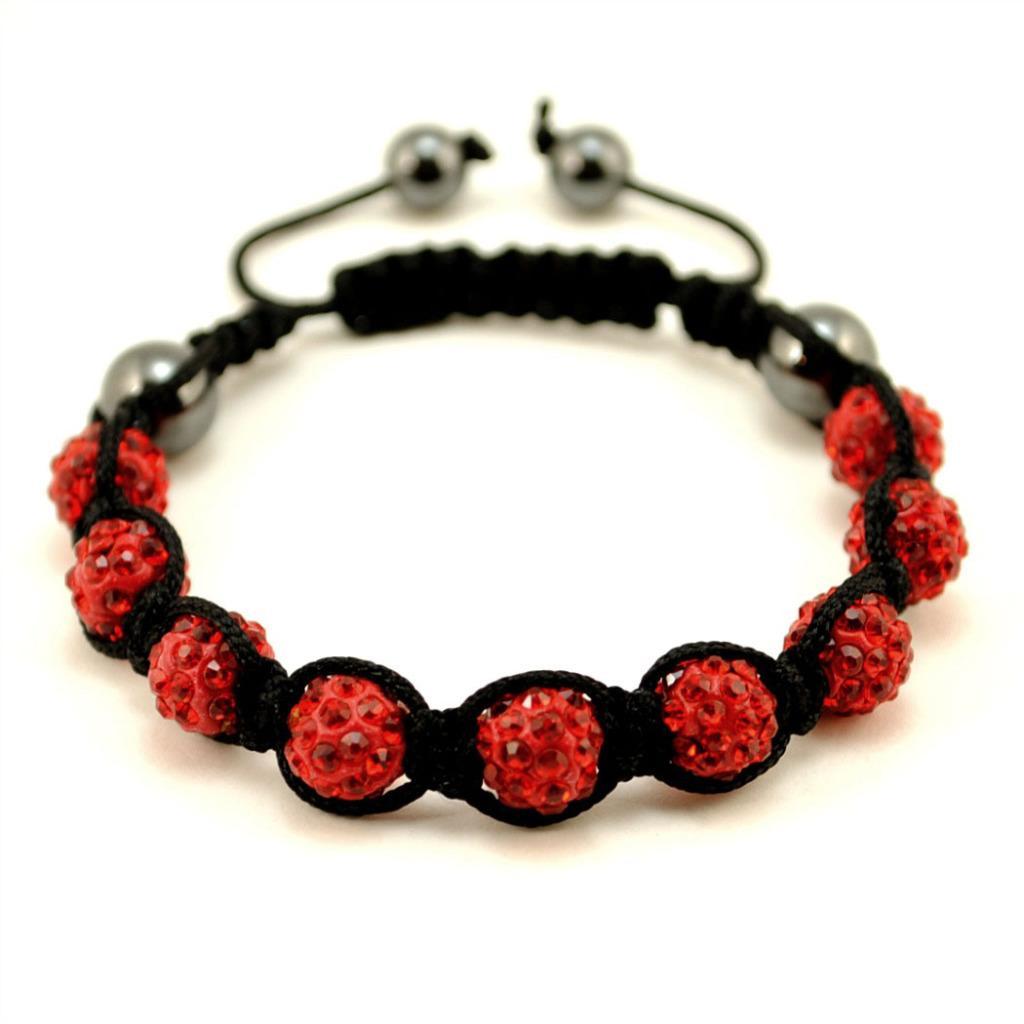 SPARKLING CRYSTAL BEAD BRACELET 10mm Shamballa Style Pave Disco Ball Hip Hop NEW