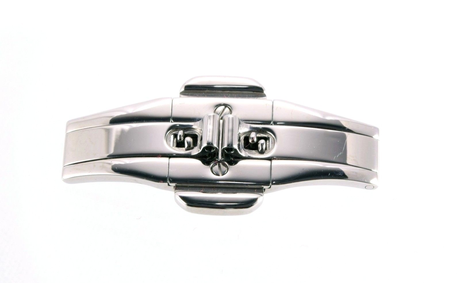 Polished Stainless Steel Butterfly Deployment Clasp 4.5 mm x 18 mm