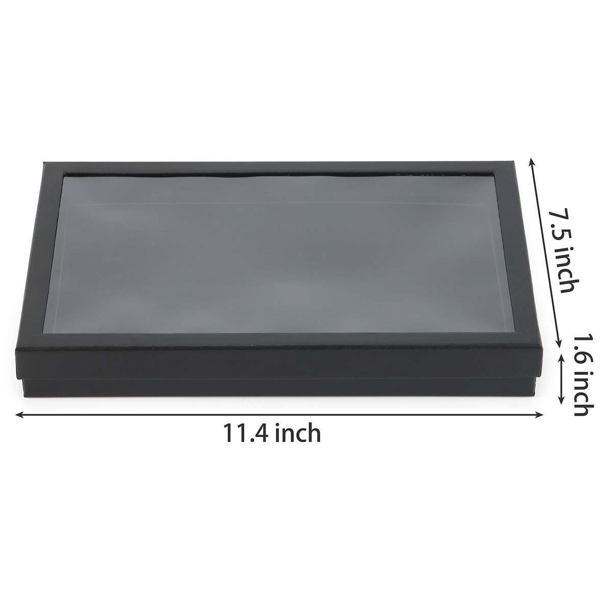 2Pack 100 Slots Jewelry Ring Display Organizer Tray Holder Earrings Storage Case
