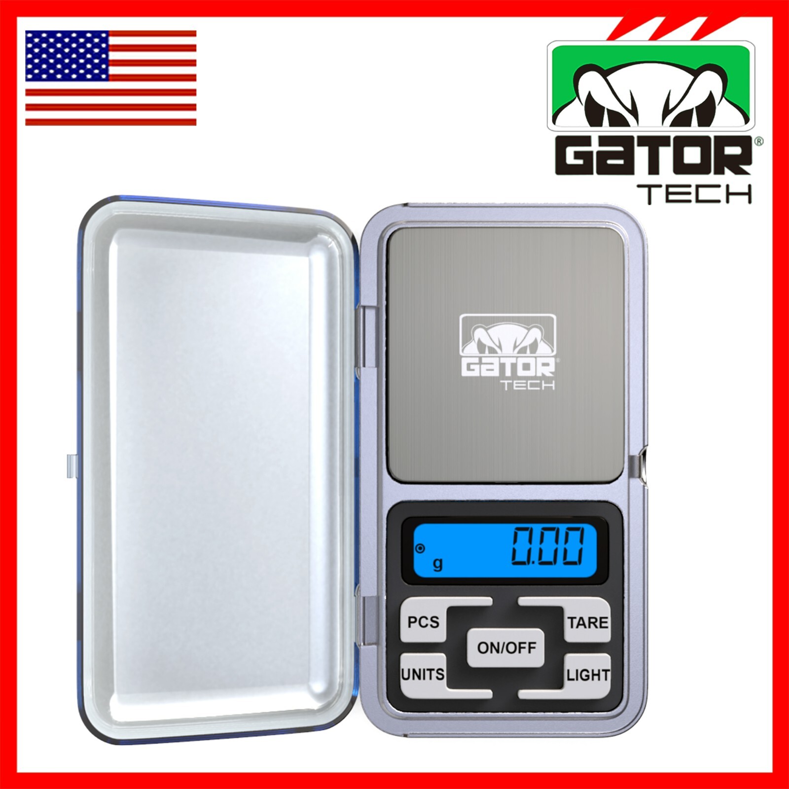 Digital Mini Pocket Scale Portable Jewelry Balance Gram Oz Herb Gold 500g x 0.1g