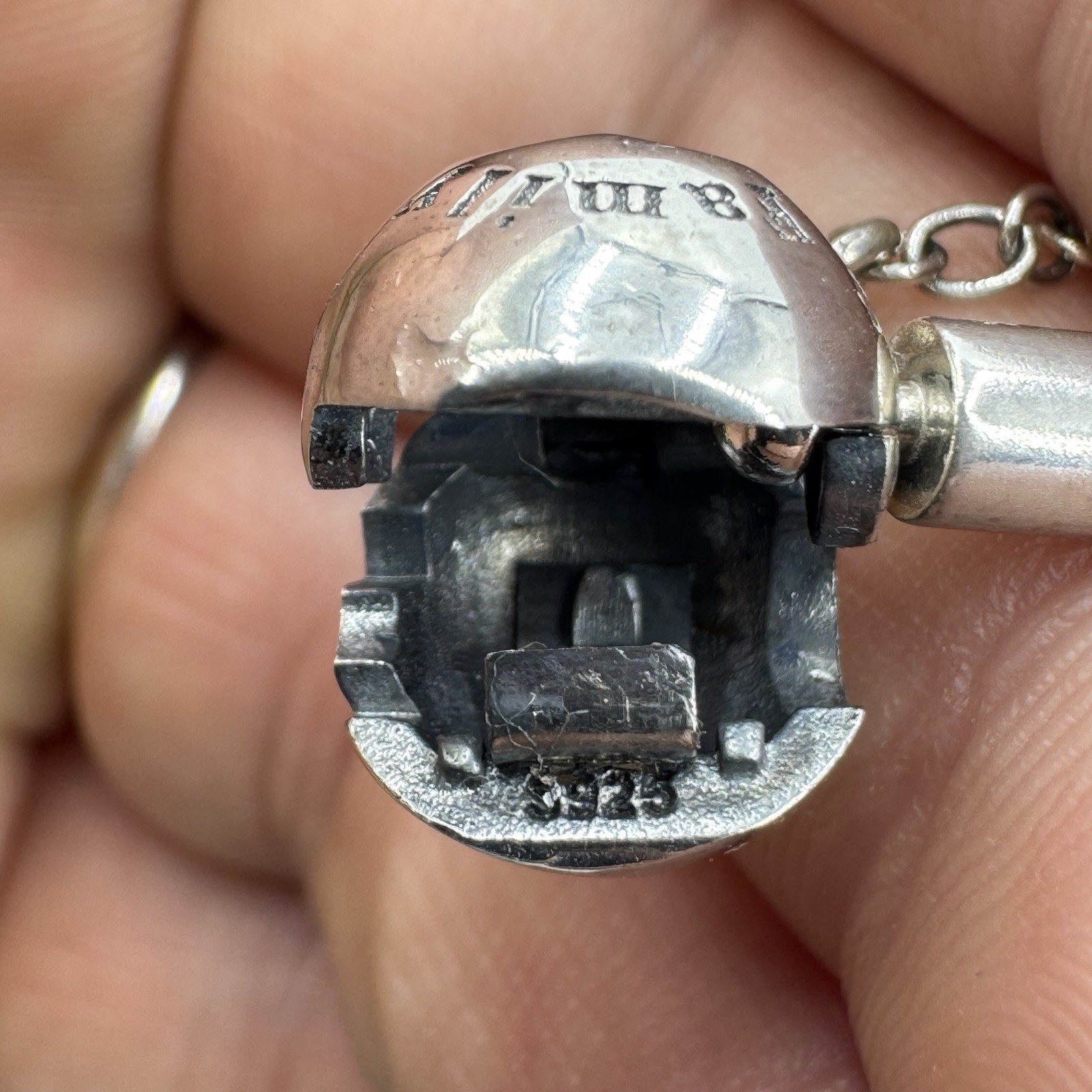 925 Sterling Silver Charm Bracelet Family Forever Crystal Heart Snake Chain