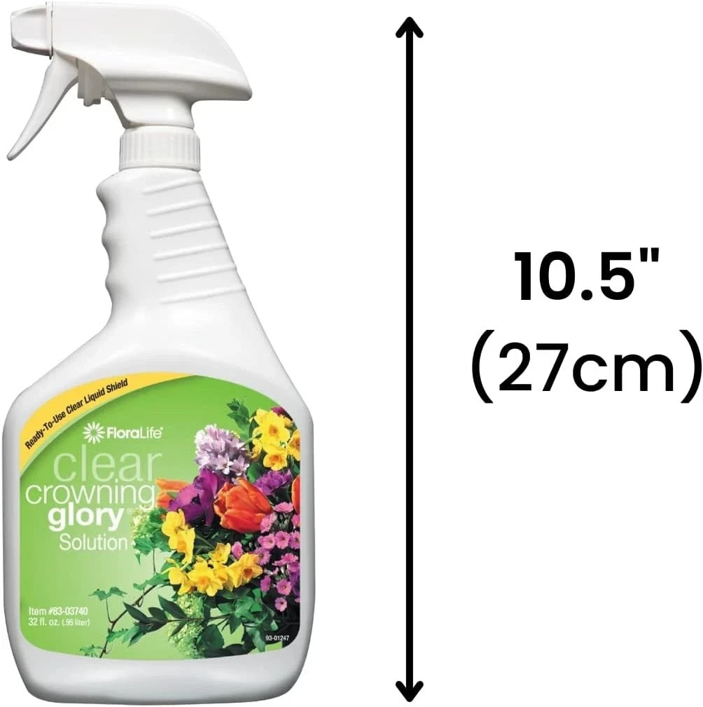 Crowning Glory 32 Fl. Oz Flower Spray – Easy Application for Gorgeous Blooms