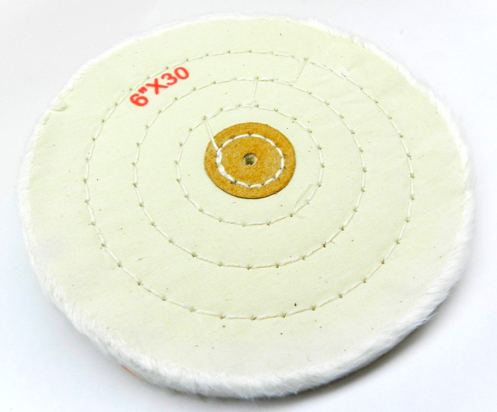 6″ BUFFING WHEEL WHITE BUFF 30PLY NARROW BUFF THIN POLISHING BUFFING