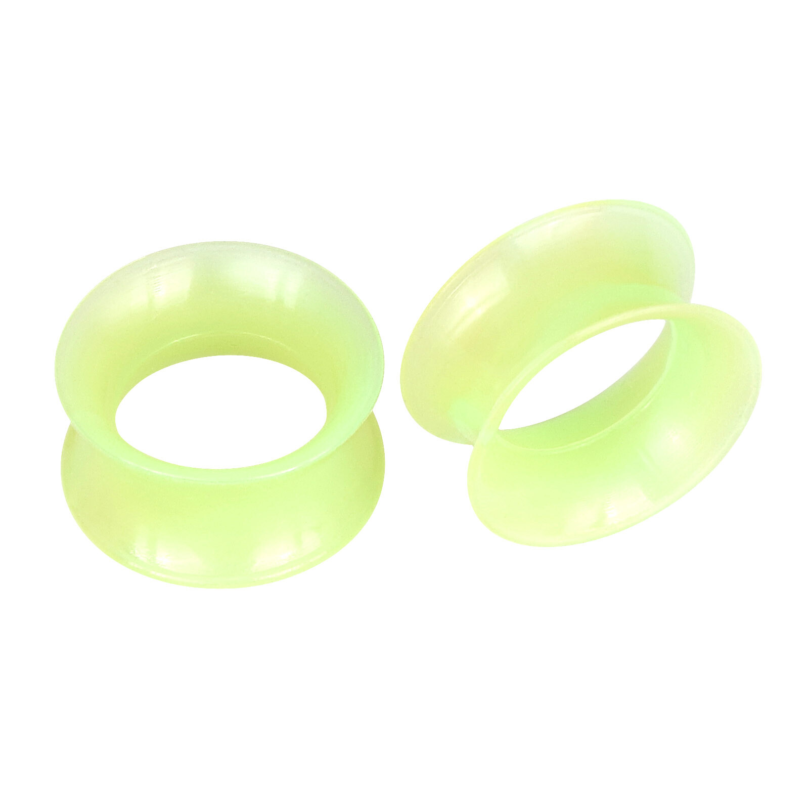 20Pcs Thin Silicone Earskin Tunnels Flexible Ear Gauge Kit Expander Plug 2g-3/4″