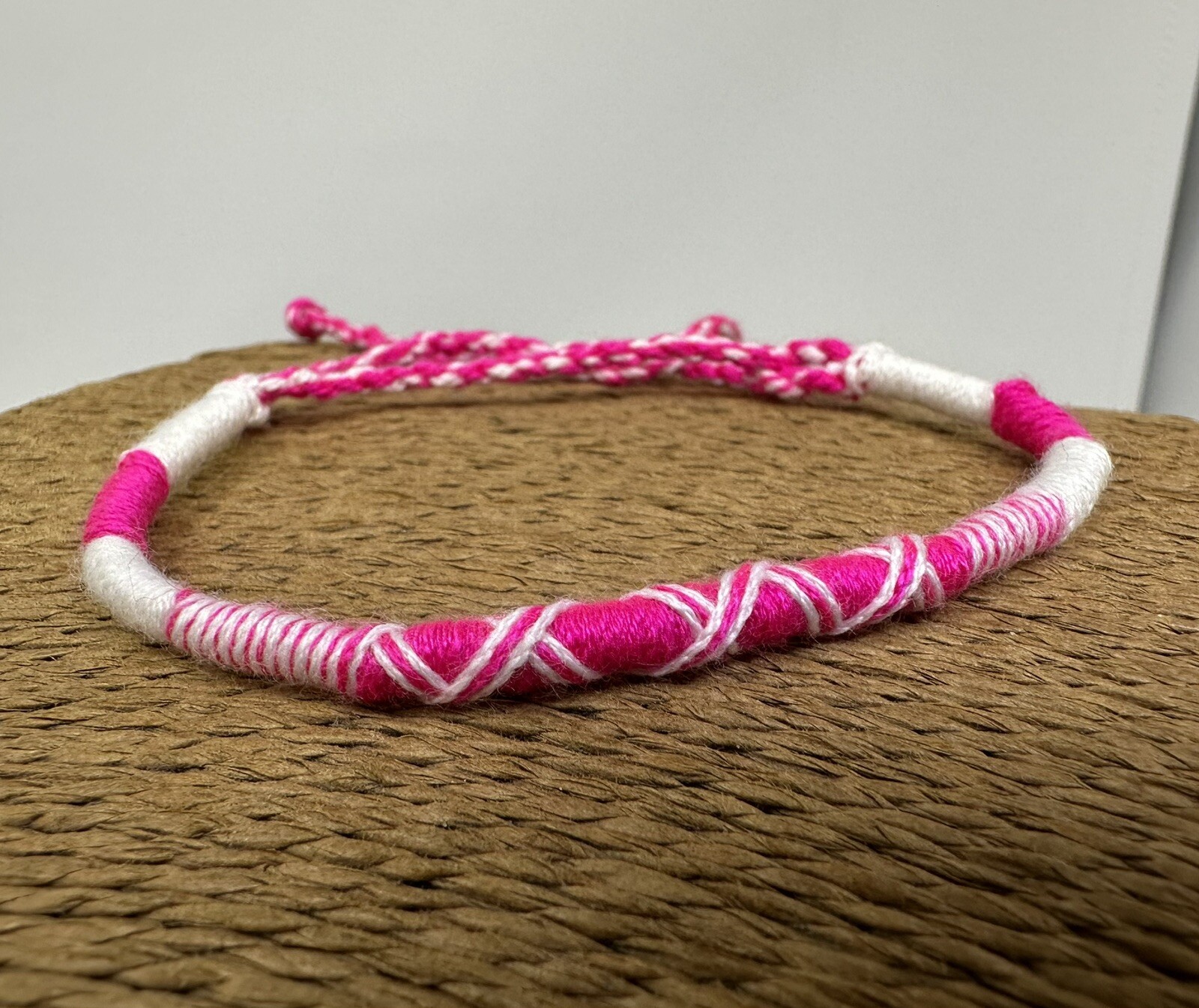 Handmade Adjustable Braided Bracelet – Black White & Multicolor Unisex Gift