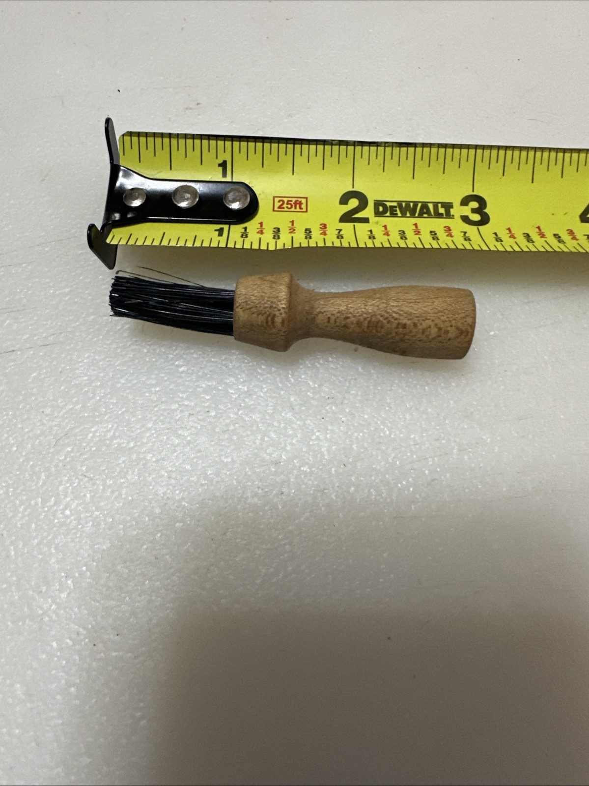 Dixon Wood Hub Rotary Wheel Small Bristle Brush 5 Row , 1” Bristle Polish USA