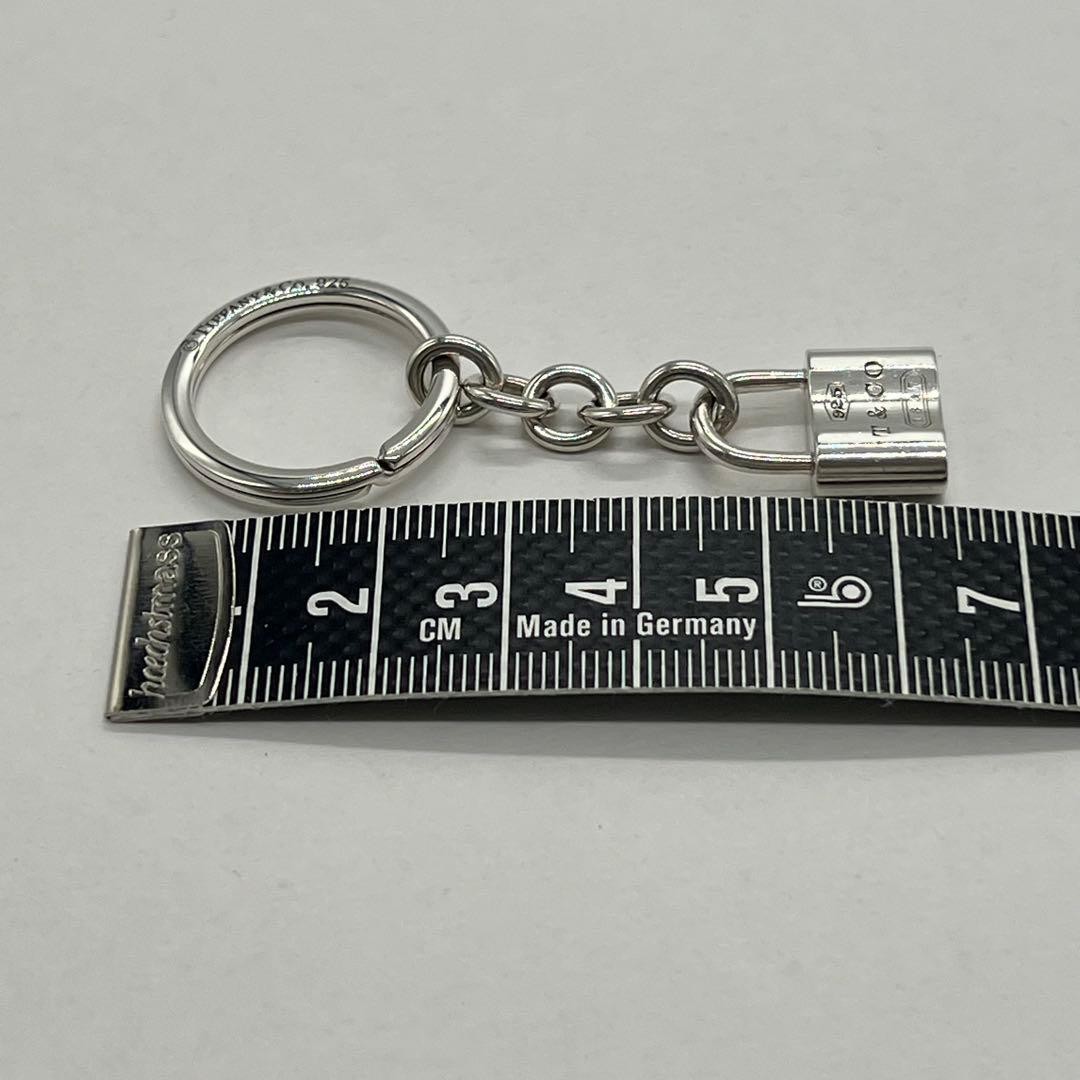 Tiffany 1837 Cadena Keyring Charm SV925 Silver AB Used